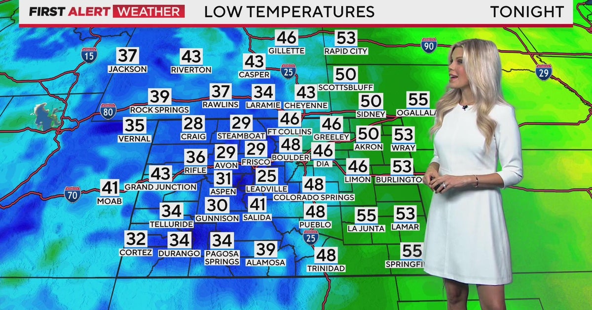 Chilly Overnight Temperatures Coming With Cooler Daytime Highs - CBS ...