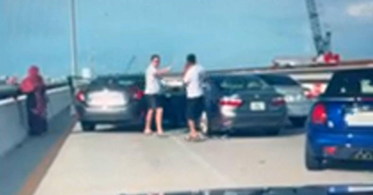 Good Samaritan claims he tried using to prevent a previous federal prosecutor from allegedly stabbing driver on a Florida highway Good Samaritan claims he tried using to prevent a previous federal prosecutor from allegedly stabbing driver on a Florida highway