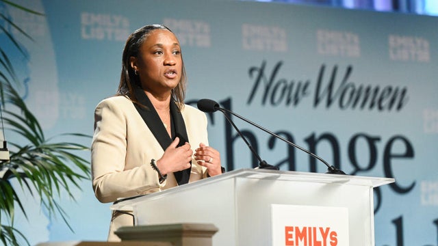 Laphonza Butler speaks onstage at an EMILYs List event on March 7, 2023, in Beverly Hills, California. 