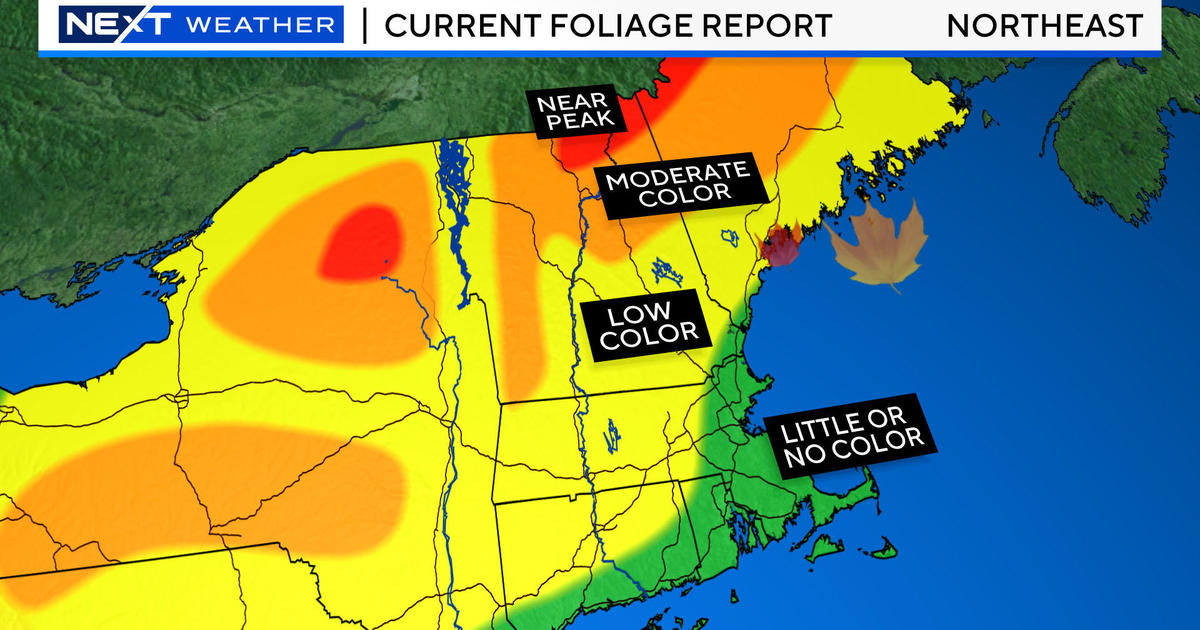 When is peak foliage in New England? Map shows where fall colors are ...