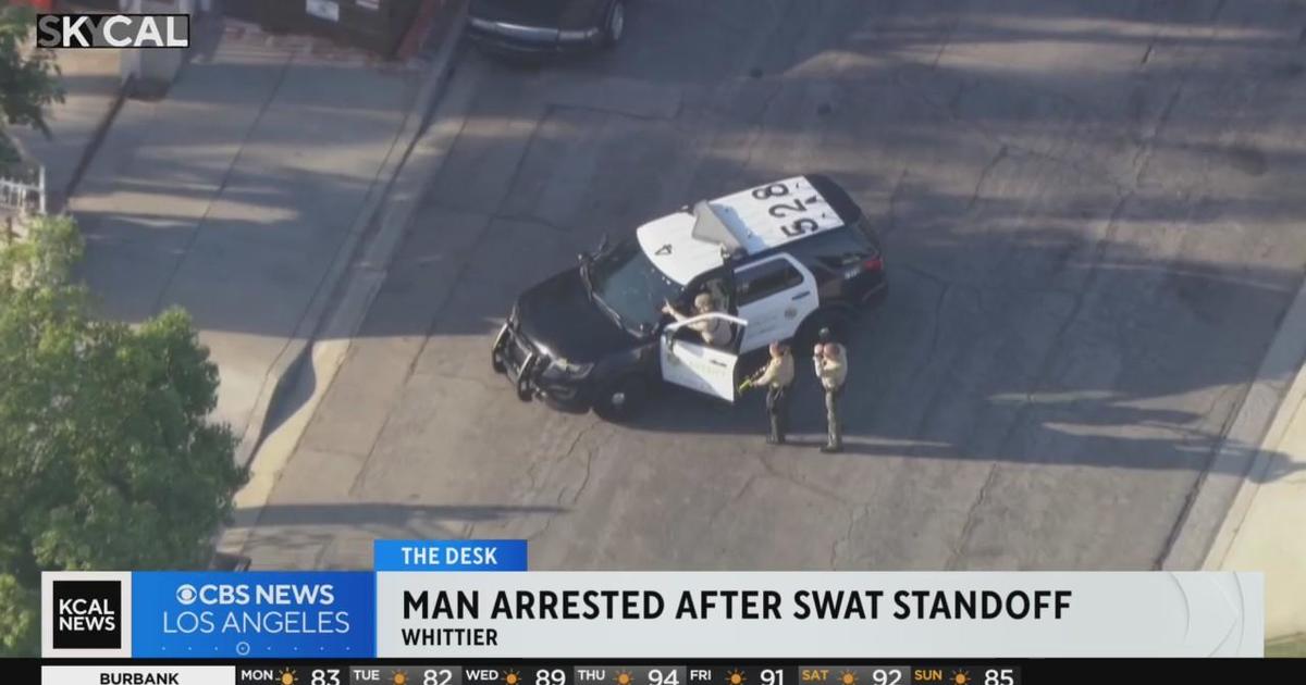 Assault Suspect Arrested Following Lengthy Standoff In Whittier - CBS ...