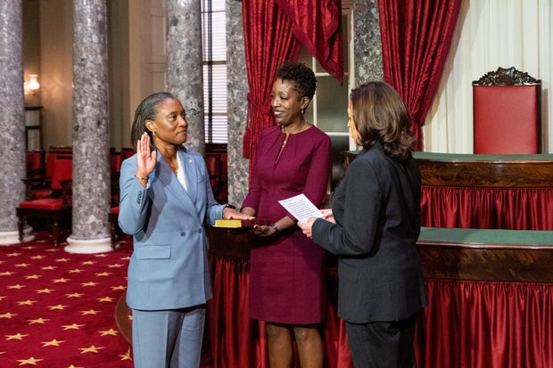 Sen. Laphonza Butler is sworn in