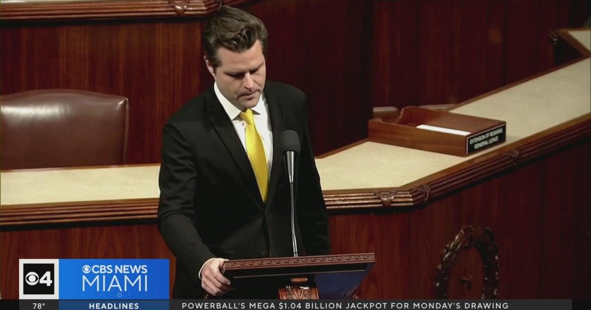 Rep. Matt Gaetz moves to oust Kevin McCarthy as House speaker - CBS Miami