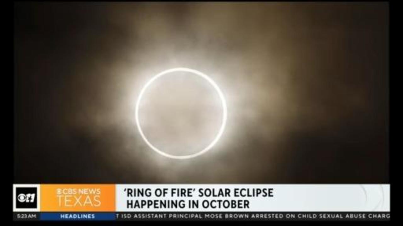 Ring of fire' solar eclipse lights up the sky