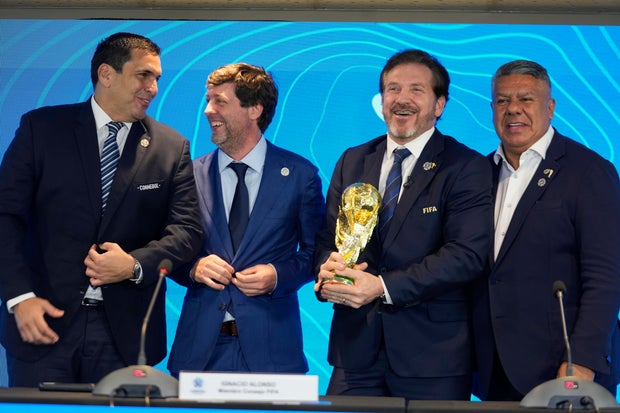 2030 World Cup will be held in six countries across Africa, Europe and South America