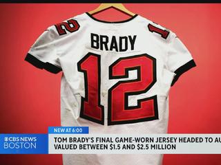 A dirty Tom Brady jersey could fetch $50,000 at auction - The Boston Globe