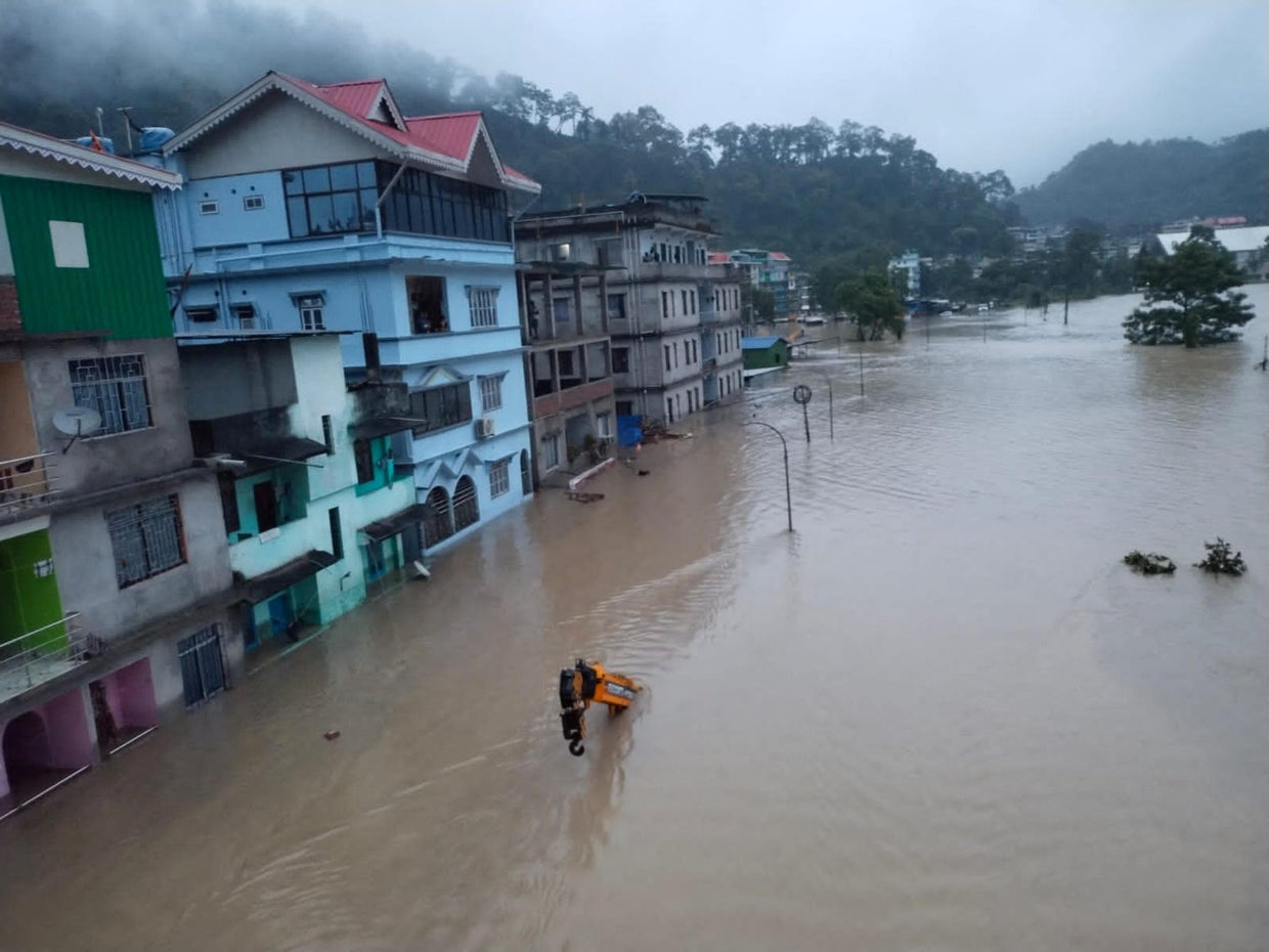 Flood unleashed by India glacial lake burst leaves at least 10 people ...