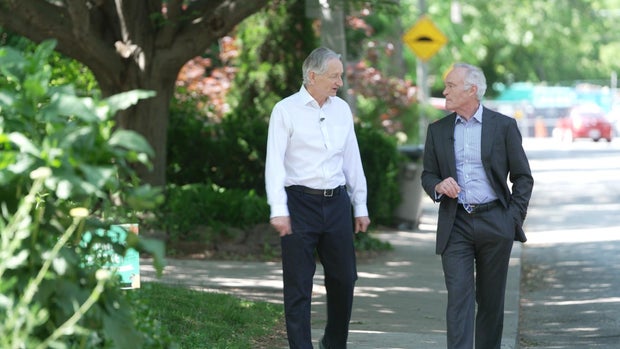 Geoffrey Hinton and Scott Pelley