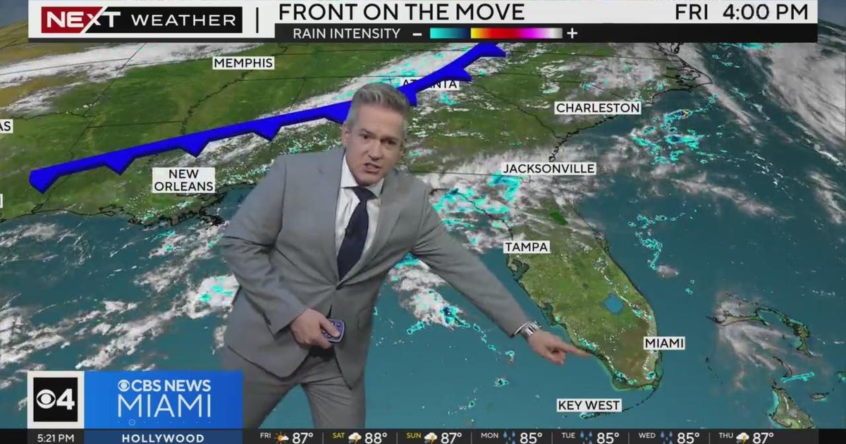 NEXT Weather forecast for Friday 10/6/23 5PM - CBS Miami