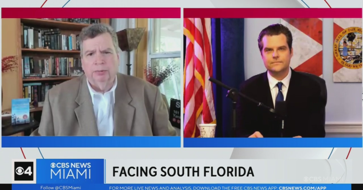 Facing South Florida for Oct. 8: Just one-on-A single with Rep. Matt Gaetz