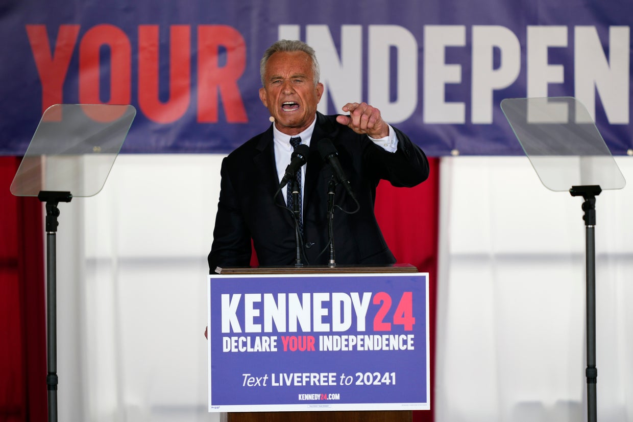 RFK Jr. launches independent presidential run at event in Philadelphia ...