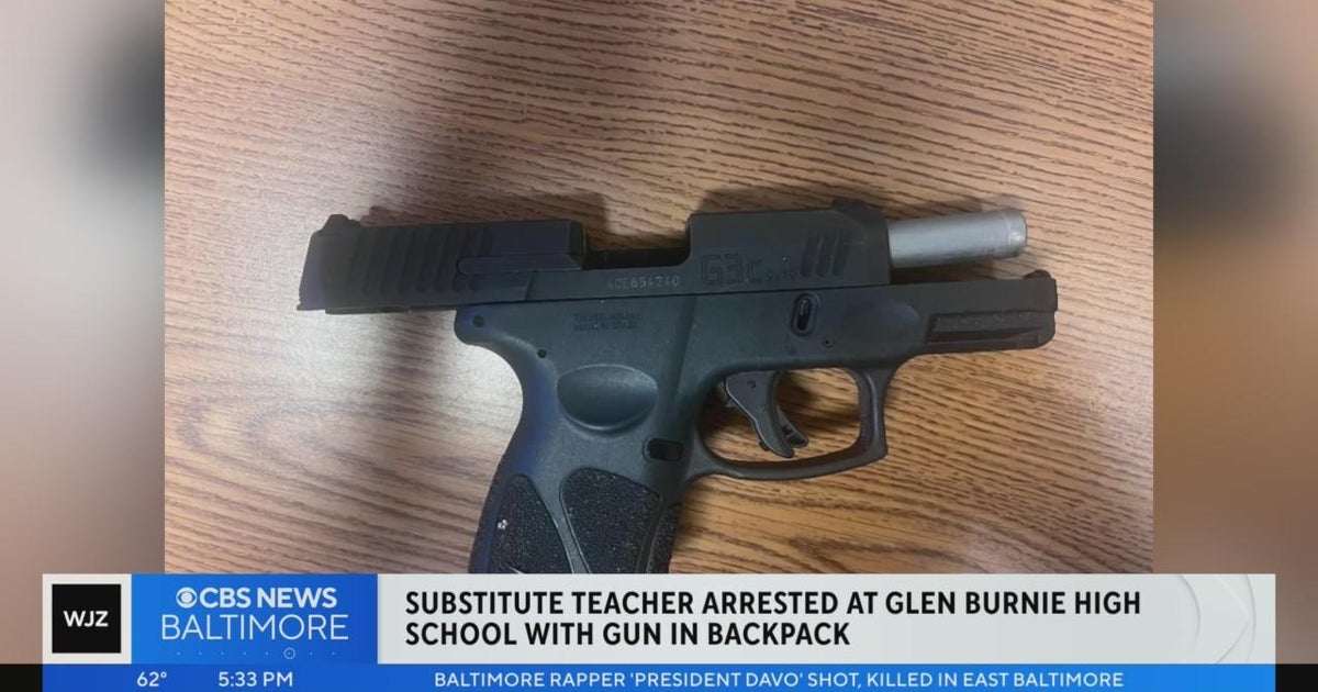 Substitute teacher in Anne Arundel County arrested after gun found