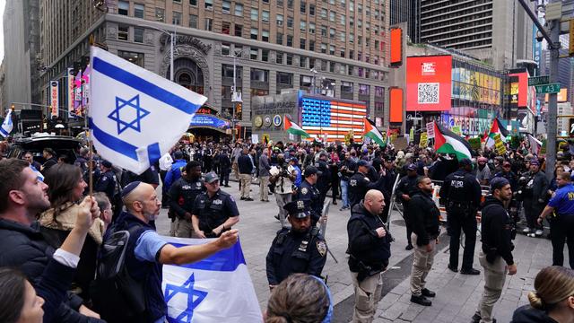 US-PALESTINIAN-ISRAEL-CONFLICT-PROTEST 