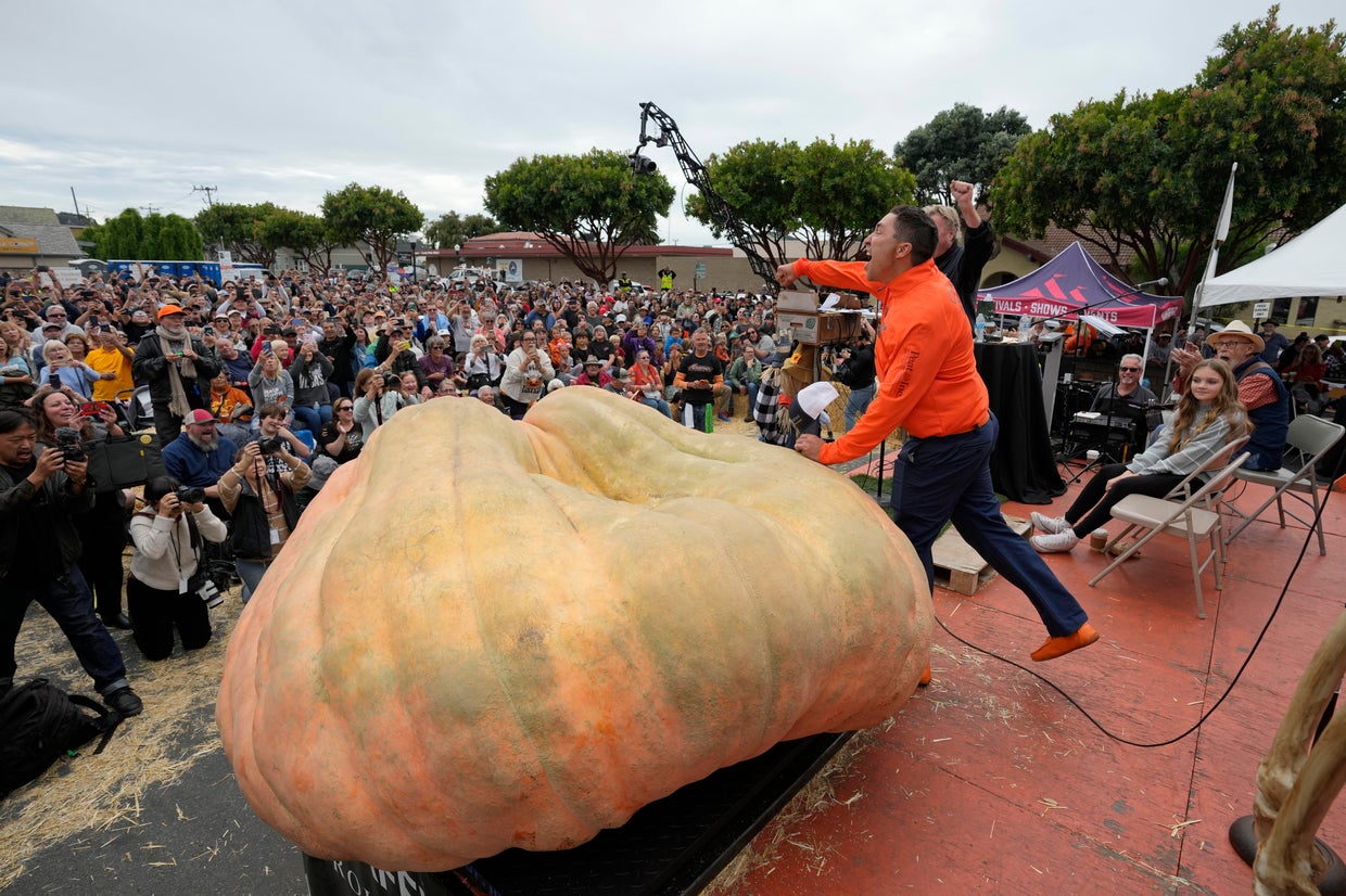 Anoka man grows pumpkin weighing 2,749 pounds, sets world record for
