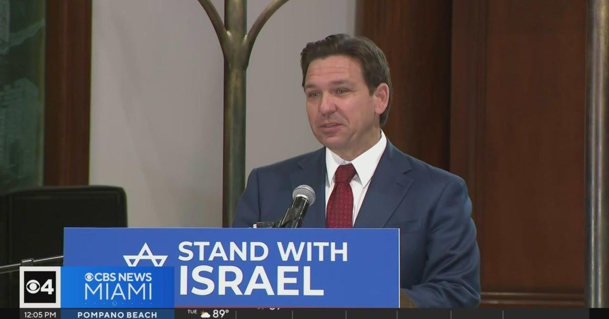 Gov. DeSantis supports Israel, needs much more sanctions towards Iran Gov. DeSantis supports Israel, needs much more sanctions towards Iran