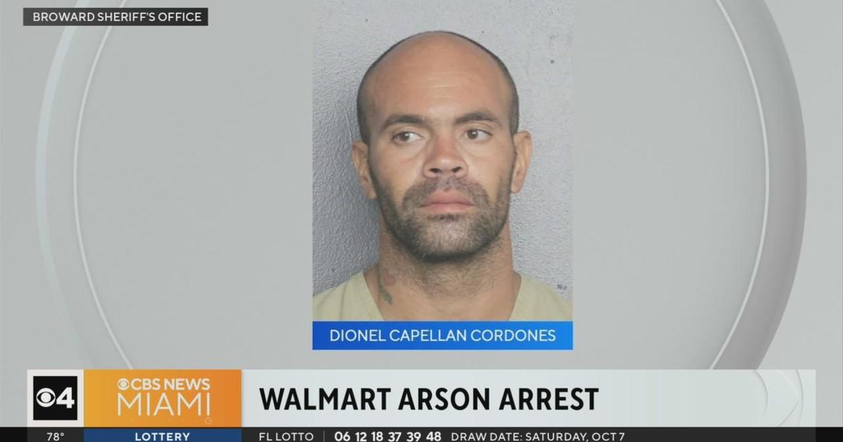 Person accused of sparking fire in Hollywood Walmart over the weekend