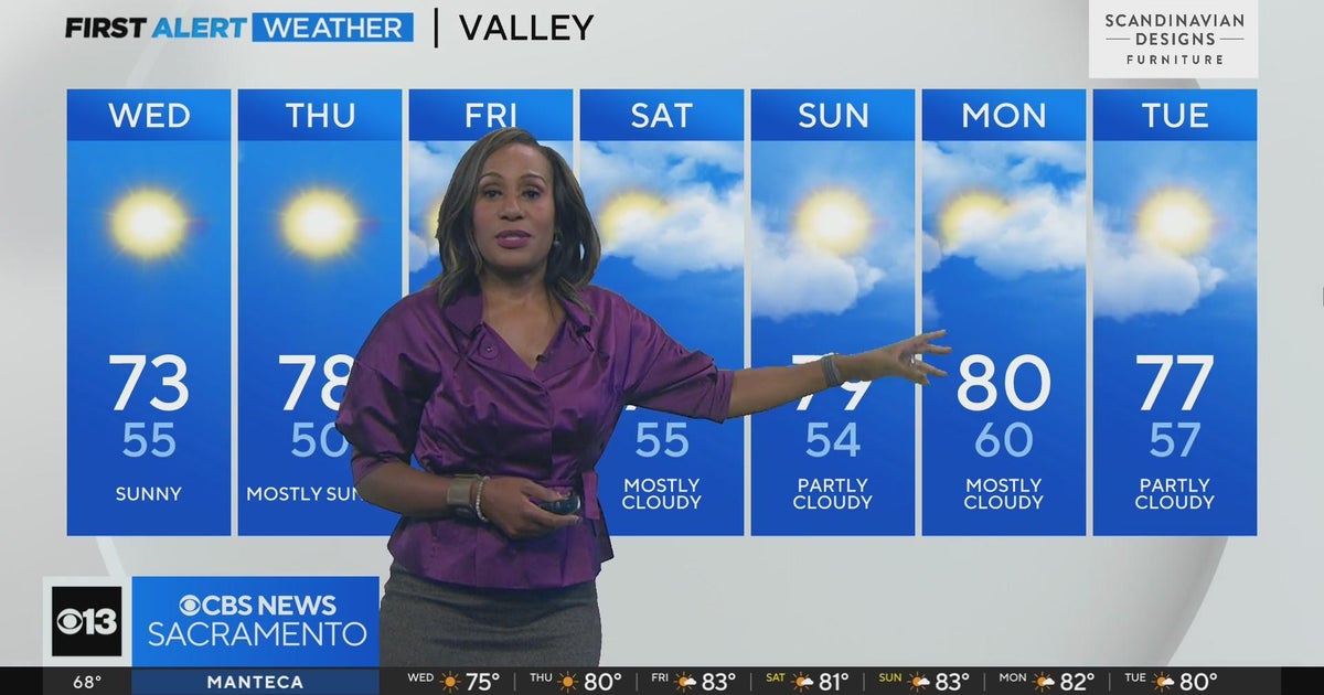 Sacramento Wednesday afternoon forecast - 10.11.23