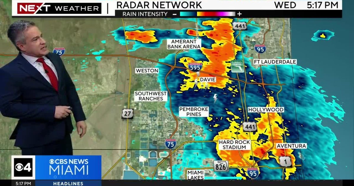 NEXT Weather forecast for Wednesday 10/11/23 5PM - CBS Miami