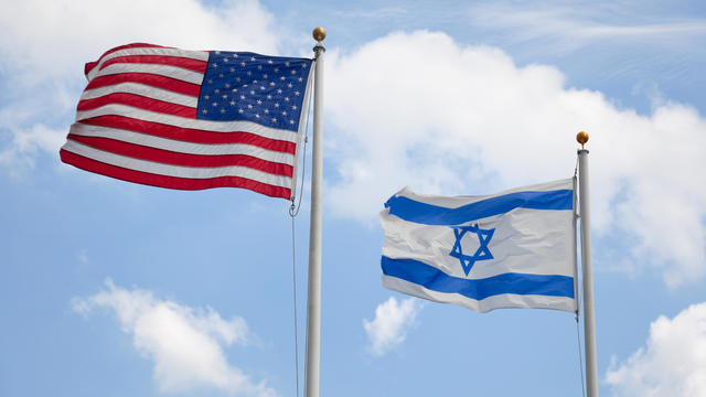 USA & Israeli Flags 