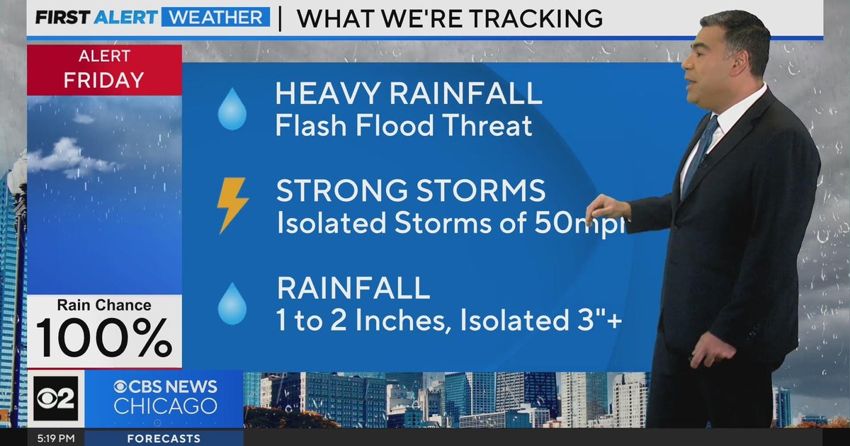Chicago First Alert Weather: Rain all day - CBS Chicago