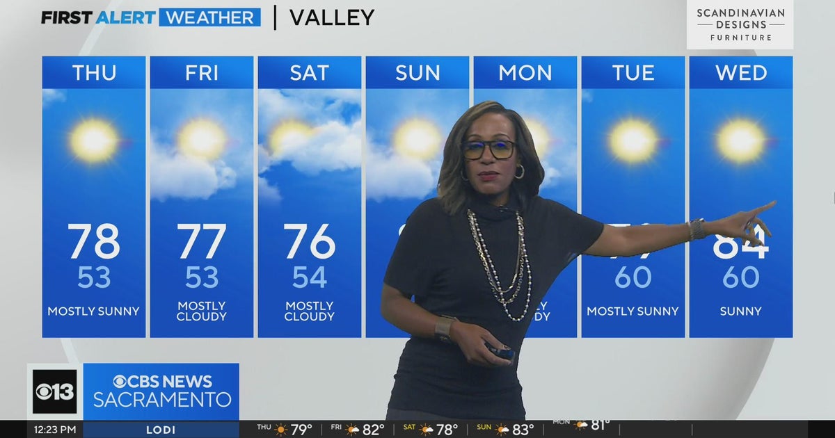 Sacramento noon weather forecast - 10/12/23