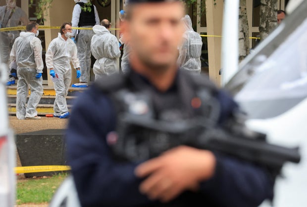Teacher killed in France knife attack as country on high alert over Israel-Hamas war