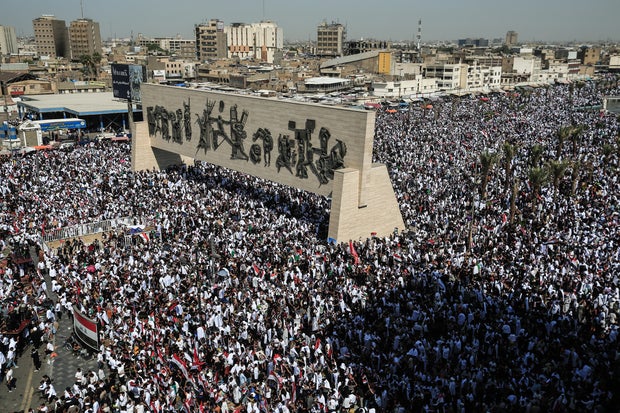 Pro-Palestine protest in Iraq