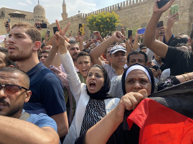 Pro-Palestine demonstration in Cairo