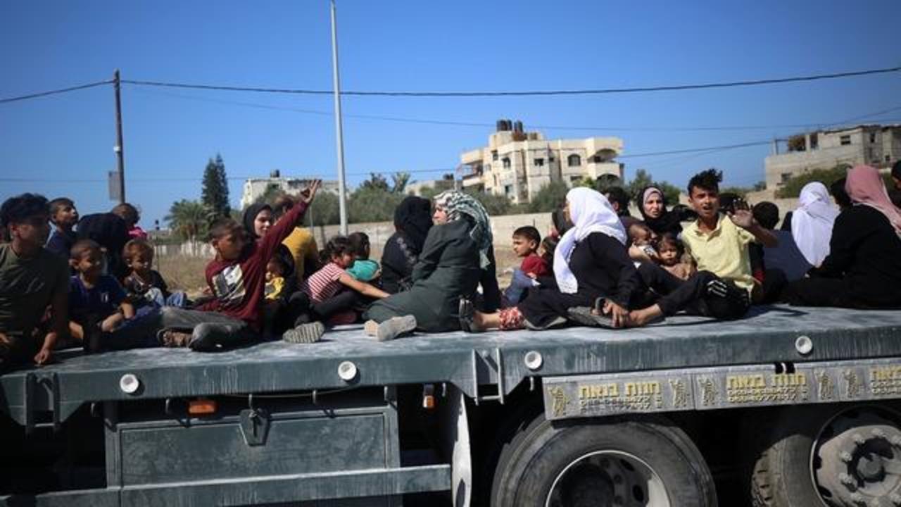 The village of Nir Oz, that was attacked last week by Palestinian  militants, 100 residents were murdered or kidnapped.