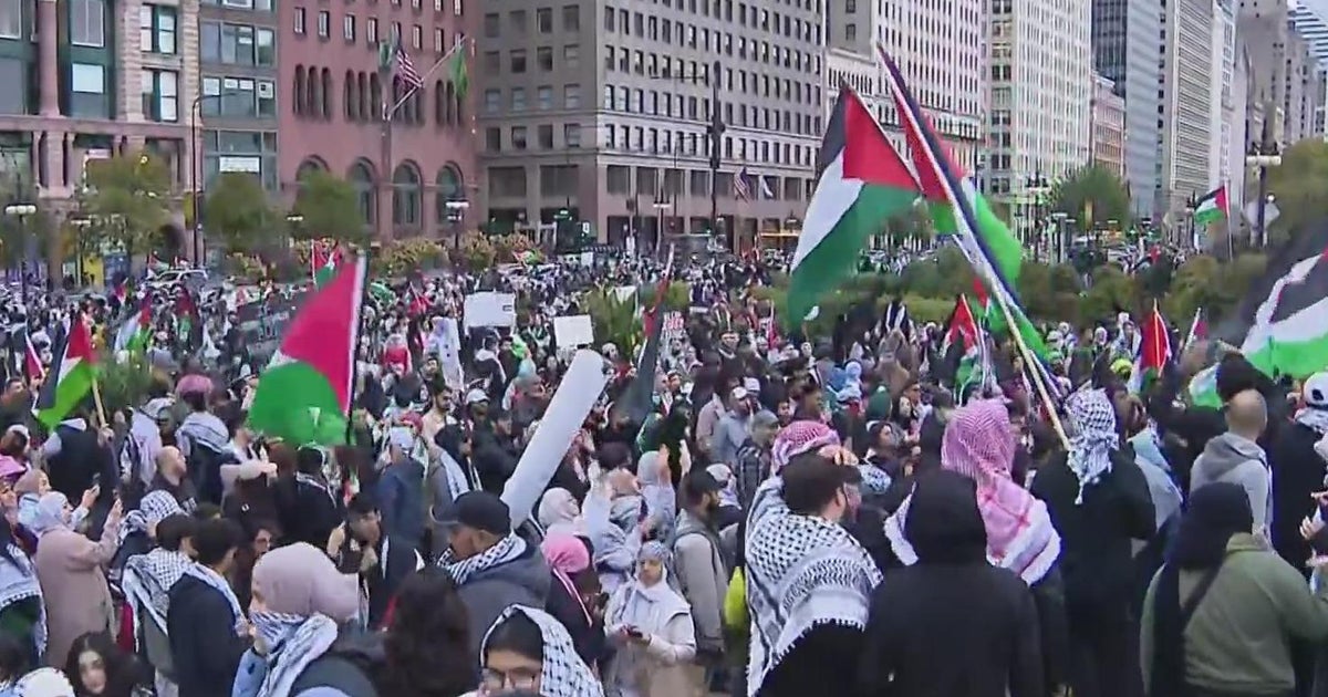Chicago Coalition for Justice in Palestine holds rally, march downtown ...