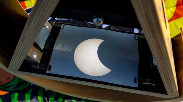 Solar eclipse excites Southern Californians with eyes on the sky