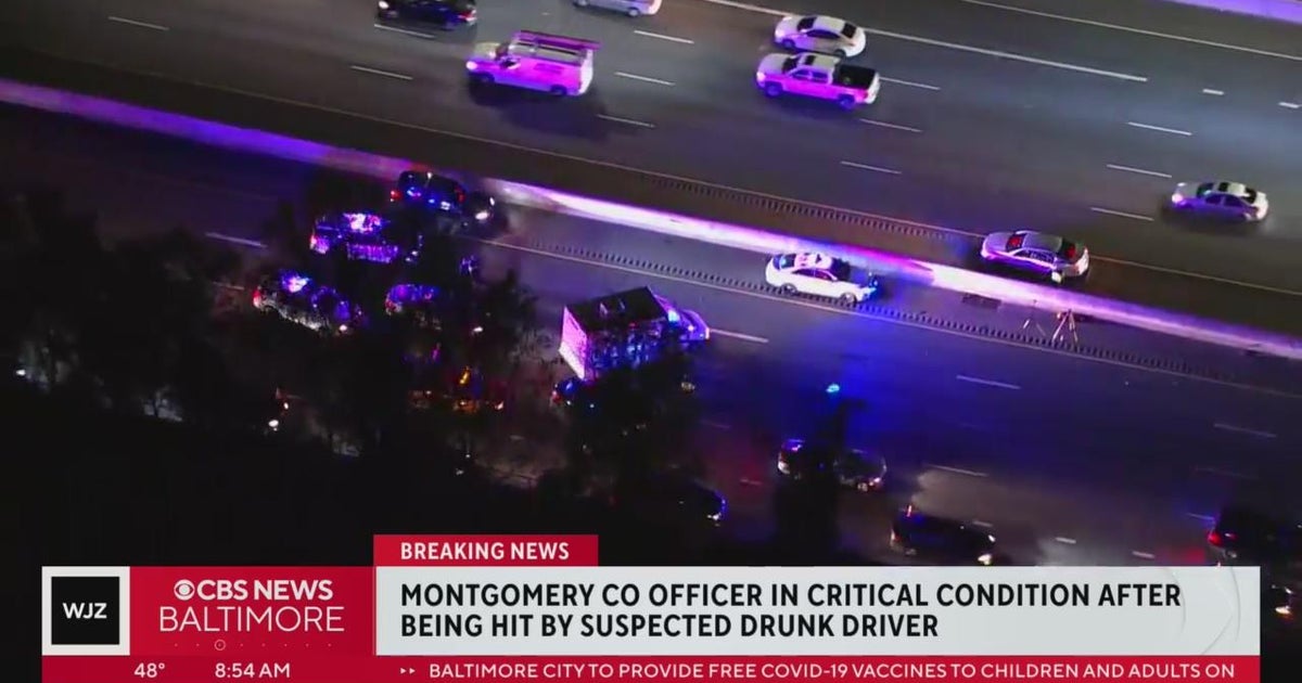 Officer struck by suspected intoxicated driver on I-270 in Maryland in ...
