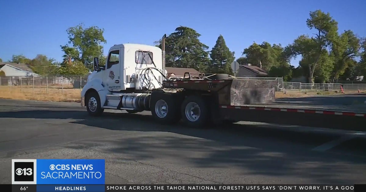 City trying to fix big rig issue in north Sacramento neighborhood