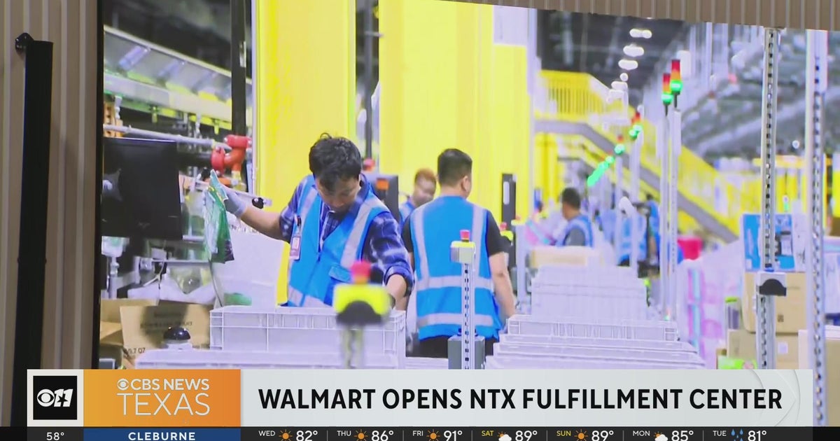 Largest Walmart fulfillment center opens in North Texas CBS Texas