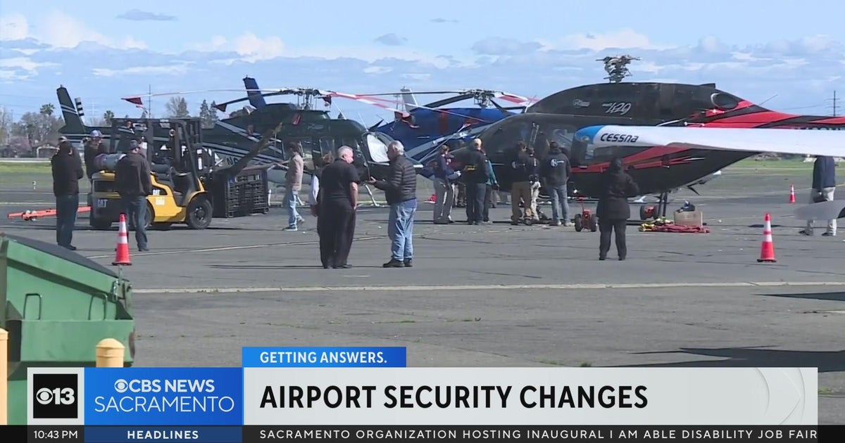 Security changes coming to Sacramento Executive Aiport after attempted helicopter theft