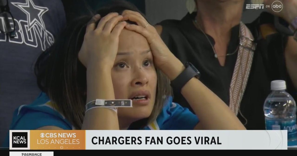 Video of energetic Chargers fan goes viral CBS Los Angeles