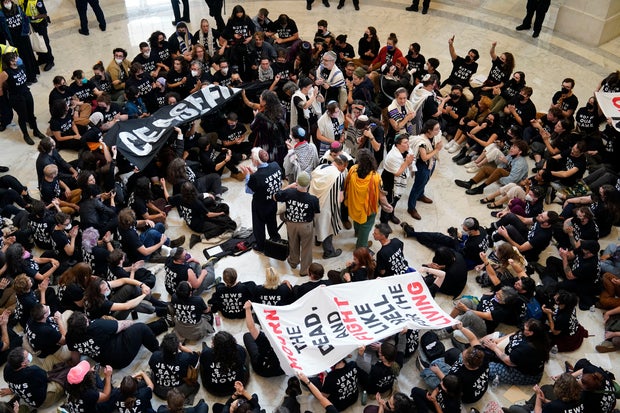 Jewish Voice For Peace Protesters On Capitol Hill