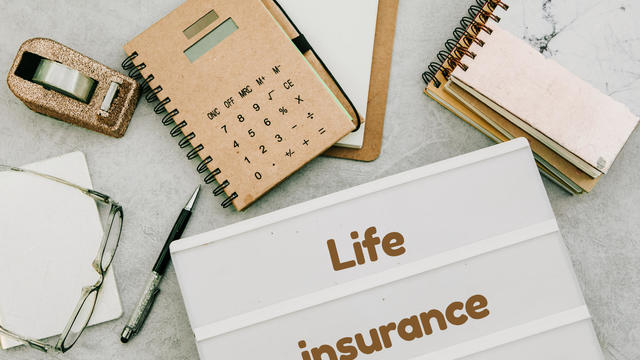 life insurance concept in offioce workplace 