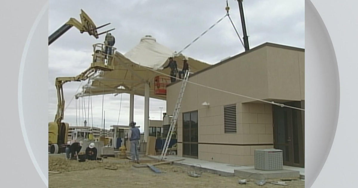 Denver International Airport toll plaza demolished after decades of ...
