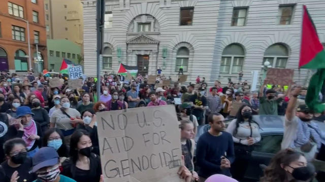 Pro-Palestinian rally at San Francisco Federal Building 