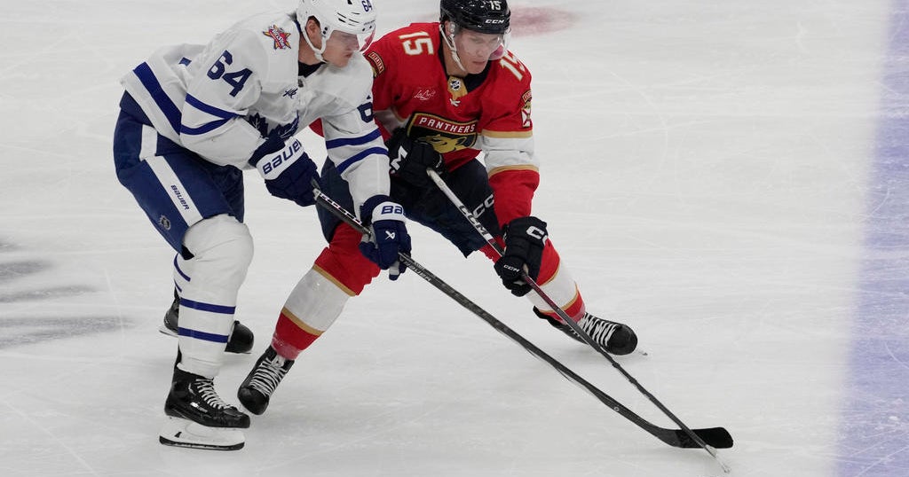 Panthers earn house opener debut by keeping off Toronto 3-1 in playoff rematch Panthers earn house opener debut by keeping off Toronto 3-1 in playoff rematch