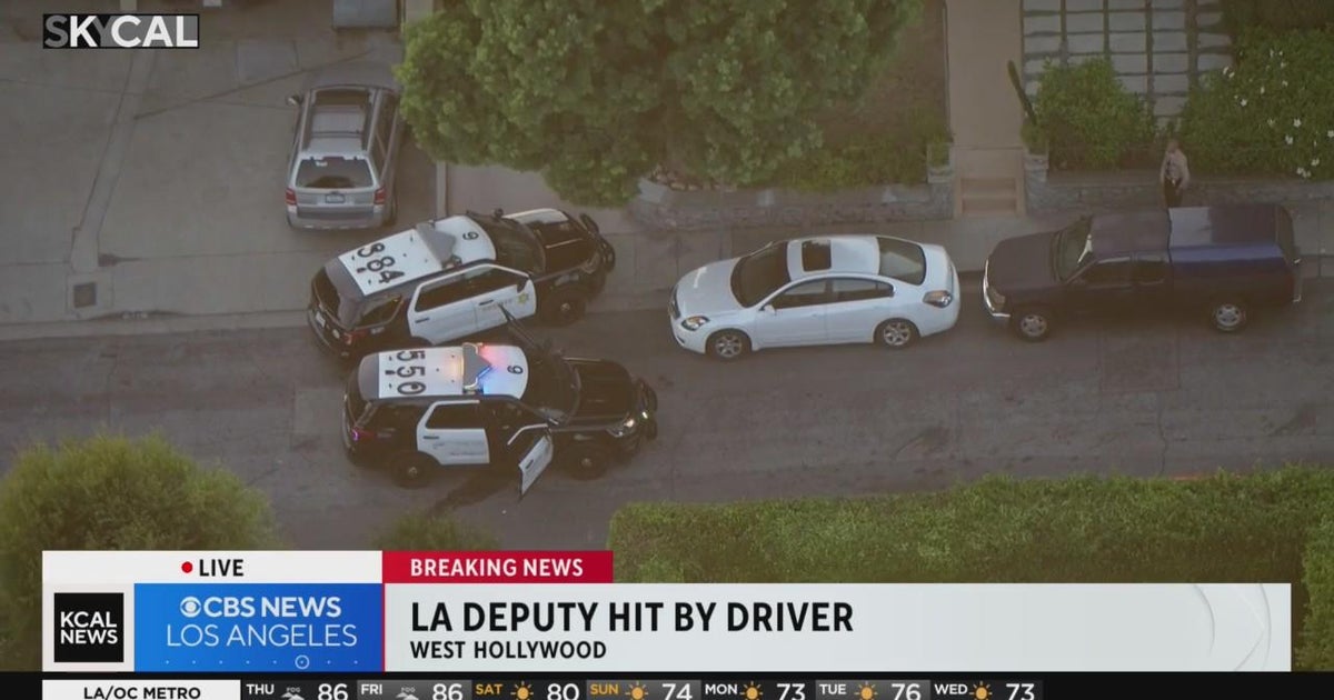 LA County deputy hit by pursuit suspect - CBS Los Angeles