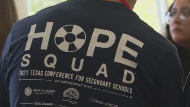 North Texas schools come together for Hope Squad conference; focus on reducing youth suicides 
