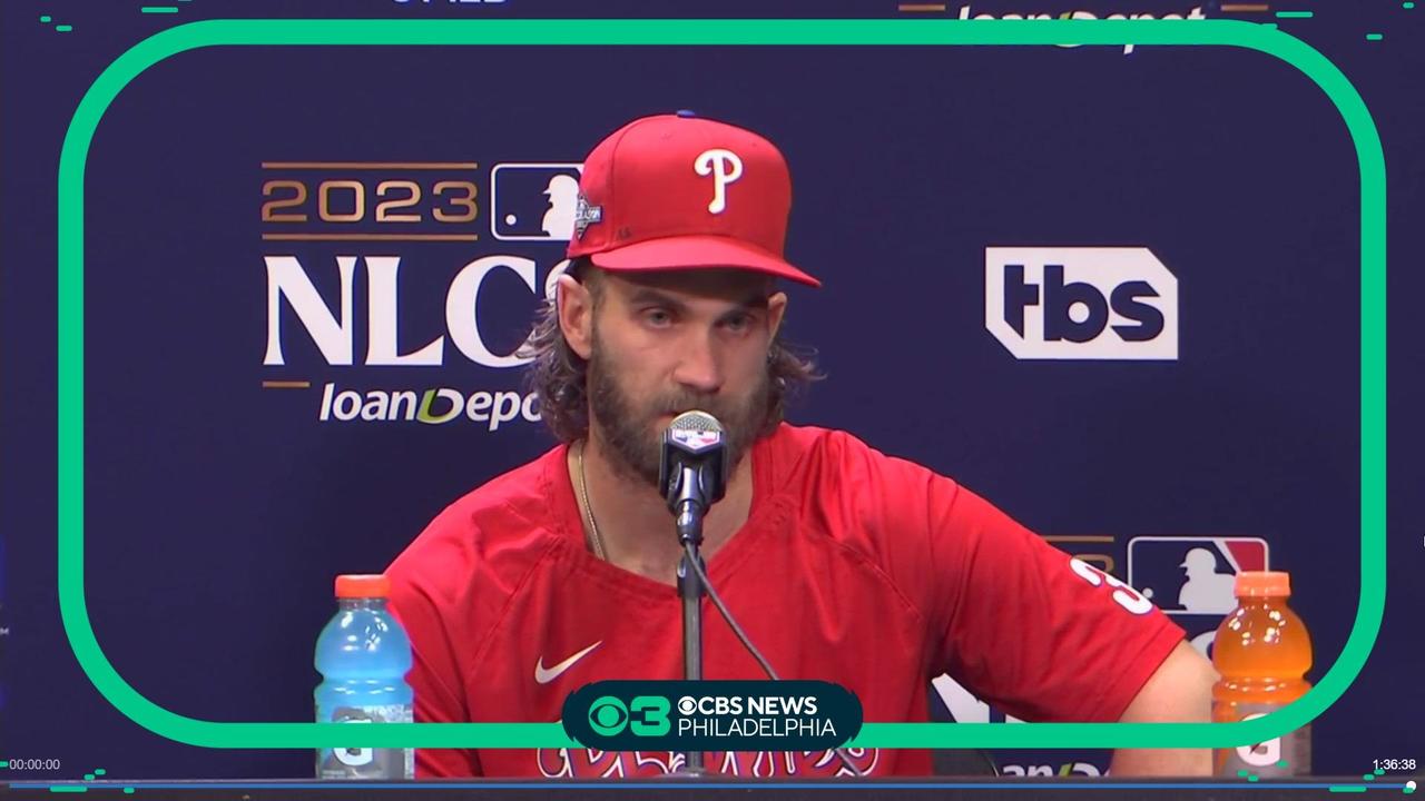 Phillies RF Bryce Harper says his contract sets up the Phillies to sign  stars like JT Realmuto and Win World Series🔥🔥🔥 ‪“I want what's…