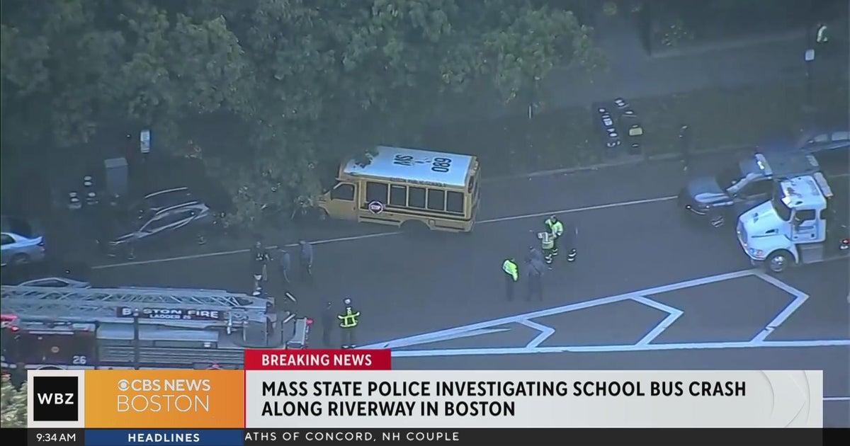 Students evaluated for minor injuries after Boston school bus crash ...