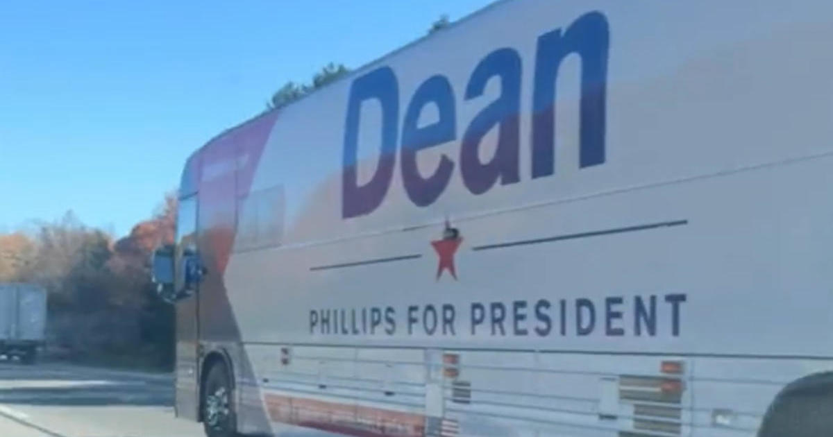 "Dean Phillips For President" bus spotted in Ohio CBS Minnesota