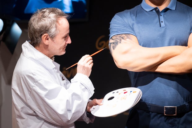 Dwayne Johnson: Wax Figure Unveiling At Musee Grevin In Paris