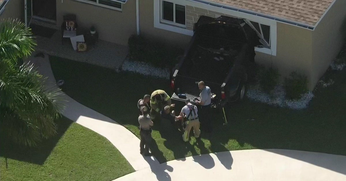 Truck slammed into SW Miami-Dade house