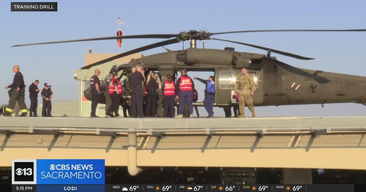 Why was that Black Hawk helicopter at Sutter Roseville?