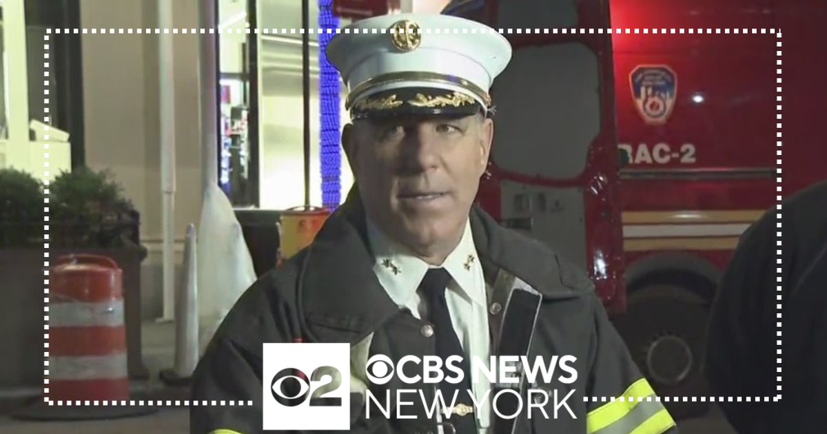 FDNY update on person trapped in bank vault overnight - CBS New York